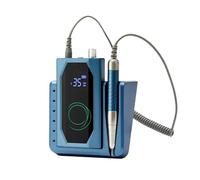 40000RPM Electric Nail Drill Machine 85W Handle Manicure Portable Polishing Tool Rechargeable Art(Blue)
