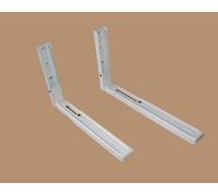 (40001 wall) White,Adjustable Wall Brackets Safely Hold up to 40kg for Hi-Fi Microwave Aquarium TV