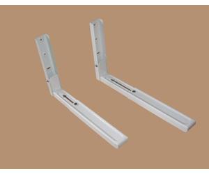 (40001 wall) White,Adjustable Wall Brackets Safely Hold up to 40kg for Hi-Fi Microwave Aquarium TV