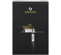 CANSON The Wall Marker 200gsm A3 Paper, Extra Smooth, Spiral Pad Short Side, 30 White Sheets, Ideal for Professional Artists & Illustrators