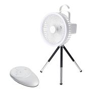 4000mAh Remote Control Table Fan Ceiling Fan With LED Light + Tripod Camping Fan For Camping Dormitory Bedside