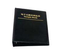 4000Pcs 0402 SMD capacitor sample book 80 kinds x 50pcs 0.5pF-1uF capacitor package sample book component package AUOQKQUT