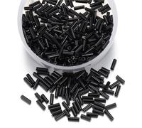 4000pcs Colored Glass Tube Beads, 2 * 7mm, Handmade Beaded Accessories, DIY Bracelet and Necklace Materials for DIY(Color 4)