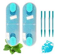 4000PCS Tube Menthol Cigarette Crush Balls - Many Flavors DIY Aroma Capsules, Pure Plant Fruit Extract Fresh Breath Beads, Small Portable Filtre (Super mint)