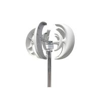 4000W 12V 24V 48V Wind Turbines Generator Lantern 5 Blades Motor Kit Vertical Axis For Home Hybrids Streetlight Electromagnetic for Home, Farm, Street Lighting, Boats(WHITE,WITHOUT CONTROLLER_24V)