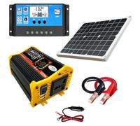 4000W Complete Solar Panel Kit (with Inverter) - Solar Power System for Homes, Sheds, Farms, RVs, and Boats (Batteries Not Included)