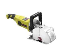 4000W Heavy Duty Wall Chaser Dust Free Cutting Adjustable Depth Width for Concrete Brick Walls Floors with 5 Removable Blades Twin Handle Safety Portable Case Included