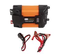 4000W Modified Sine Wave Power Inverter High Efficiency DC to AC Converter with Dual USB Ports Intelligent Cooling System for RV Solar Car Camping Travel ABS Black 23.2oz