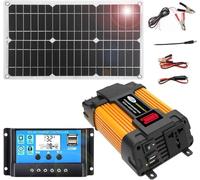 4000W Monocrystalline Solar Panel Kit, 110V/220V Backup System For RV Home, Smart 30A Controller, LED Display, 1pcs(110V)
