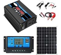 4000W Off-Grid Solar Panel Kit with 18W Waterproof Panel & 30A Smart Charge Controller for Home, RV, and Outdoor Adventures