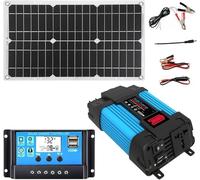 4000W Off-Grid Solar Panel Kit with 18W Waterproof Solar Panel & 30A Charge Controller(110v)