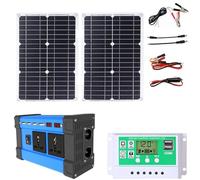 4000W Off-Grid Solar Panel Kit with 50W Monocrystalline Panel & 50A Charge Controller for Home, RV, and Boat