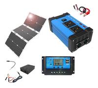 4000W Off-Grid Solar Panel Kit with 60W Waterproof Panel & 30A Charge Controller for Camping and Outdoor Use