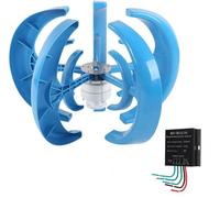 4000W Vertical Wind Turbine Generator Kit with Controller - Eco-Friendly Windmill for Home, Garden, RV, Camping & Street Lighting - 24V Renewable Energy System for Sustainable Power