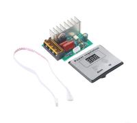 4000W Voltage Regulator Dimmer with Heatsink - 220V AC Motor Rate & Temperature Controller for Water Heater Fan Light - High Power Thyristor Adjustable Control Module(With no switches)