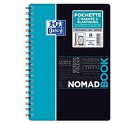 400100860 Oxford Nomadbook Student Spiral Notebook 160 Pages Small Squares 5 x 5 mm (17.6 x 25 cm Random Color