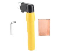 400A Electrode Holder for Arc Welding, Brass Jaw, Ergonomic (Yellow)
