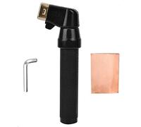 400A Welding Electrode Holder, Electrode Clamp Tool Set with Ergonomic Handle and Pure Brass Jaw for Arc Welding Rods, Universal Fit for 400-500A (Black)