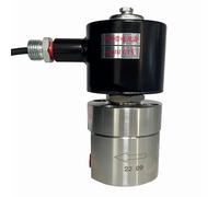 400bar 40MPa 2 Way high Pressure Water Solenoid Valve 1/8 1/4 inch Orifice 6mm SS304 DN6 Normally Close(45661,G-AC120V)