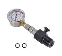 400bar Dive Gauge with Bleed Valve G5/8-14 Thread | Bleed valve for , G5/8-14 DIN thread, 400bar max pressure, aluminum body, scuba filling