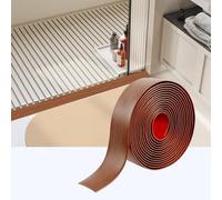 400cm*5cm Self-Adhesive Transition Strip, PVC Door Threshold Strip, Threshold Strips for Doorways for Connecting Floor Gaps, Carpet Threshold Transitions, Floor Tiles(Thai Teak)