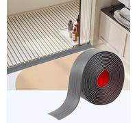 400cm*5cm Self-Adhesive Transition Strip, PVC Door Threshold Strip, Threshold Strips for Doorways for Connecting Floor Gaps, Carpet Threshold Transitions, Floor Tiles(Dark Grey)