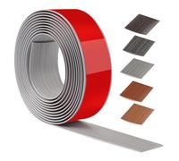 400cm x 4cm Threshold Strip Self-Adhesive，Floor Transition Strips Carpet Edge Trim PVC,Carpet Edging Trim for Kitchen/Living Room,Door Strip for Joining Floor Gaps/Tiles/Carpet（New Ash Wood Grain）