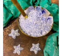 400g Ancient Blue Salt Coarse with Grinder - 84+ Minerals, High Potassium, Lower Sodium - Unprocessed, Hand-Harvested Gourmet Finishing Salt, GMO-Free