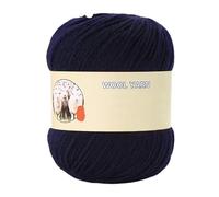 400g Premium Sheep Wool Yarn for Hand Knitting - Medium Thick Wool Thread for Sweaters, Hats, Scarves & More(OldBlue)