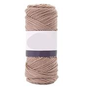 400g Thick Wool Yarn Ball for Hand-Knitting and Crocheting - Pure Alpaca Wool for Sweaters, Shawls, Hats, and Scarves(Light Brown)