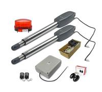 400KG Automatic Dual Arms Electric Swing Door Gate Opener Operator Motor Actuator Closer Heavy-Duty Type Easy Install Universal(Kit l)