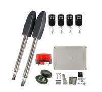 400KG Automatic Electric Swing Gate Opener Kit Pull Arm Drive Swing Door Operator Motor Actuator Multi Remote Control Optional(4 Remote with Light)