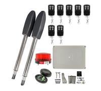 400KG Automatic Electric Swing Gate Opener Kit Pull Arm Drive Swing Door Operator Motor Actuator Multi Remote Control Optional(7 Remote with Light)