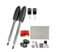 400KG Automatic Electric Swing Gate Opener Kit Pull Arm Drive Swing Door Operator Motor Actuator Multi Remote Control Optional(2 Remote with Light)
