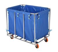 400L Heavy Duty Rolling Laundry Hamper Lockable Wheel