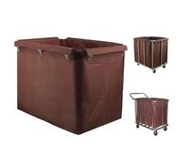 400L Waterproof Laundry Cart Liner Bags Removable Replacement for Commercial Rolling Laundry Baskets Durable Ox Cloth Storage Bags Heavy Duty Laundry Accessories