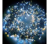 SHATCHI 400LEDs Christmas Tree Fairy String Lights 40m Lit - Multifunction 8 Light Modes, Timer, Memory, Indoor/Outdoor Low Voltage Waterproof Home Decorations