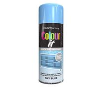 400ml All Purpose Light Blue Gloss 1744PR Spray Can Household Car Van Bike Aerosol Paint (1 Pack)