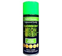 400ml All Purpose Neon Green 1755PR Spray Can Household Car Van Bike Aerosol Paint (4 Pack)