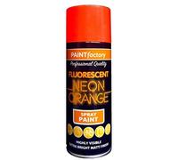 400ml All Purpose Neon Orange 1756PR Spray Can Household Car Van Bike Aerosol Paint (2 Pack)