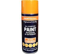 400ml All Purpose Orange Gloss 1745PR Spray Can Household Car Van Bike Aerosol Paint (1 Pack)