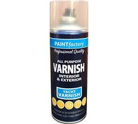 400ml All Purpose Yacht Varnish 1748PR Spray Can Household Car Van Bike Aerosol Paint (2 Pack)