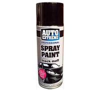 400ml Auto Extreme Professional Quality Perfect Finish Black Matt Aerosol Spray Paint Cans For Cans Bikes Vans & Other surfaces (1)