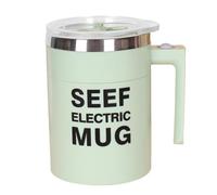 400ml Auto Stirring Magnetic Mug - Stainless Steel Electric Mixing Cup, Portable Self-Stirring Coffee Cup | Self-Mixing, Tea, Milk, Hot Chocolate, and More, Ideal for Quick and Easy Beverage P