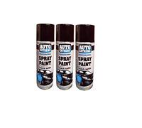 400ml Black Satin Spray Paint Aerosol Can Auto Extreme Car Van Bike (3)