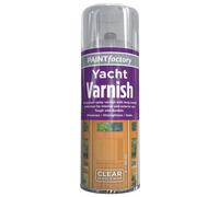 400ml Clear Yacht Varnish Spray Paint Aerosol Lacquer Wood Metal