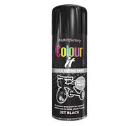 400ml Colour IT Jet Black Gloss All Purpose Household Spray Paint for Metal Wood Plastic