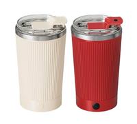 400ml Electric Mixing Cup, Leak Resistant, 3.7V/0.6W, Automatic Magnetic Stirring Mug, Portable Beverage Mixer, Stainless Steel Self Mixing, for Home Office Travel
