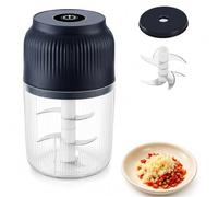 400ml Electric Vegetable Chopper, Mini Garlic Mincer & Food Processor