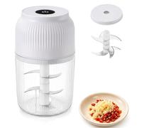 400ml Electric Vegetable Chopper, Mini Garlic Mincer & Food Processor